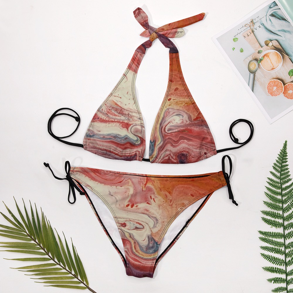 Nebula Style Ladies Sexy V-Neck Bikini Swimsuit - Image 3