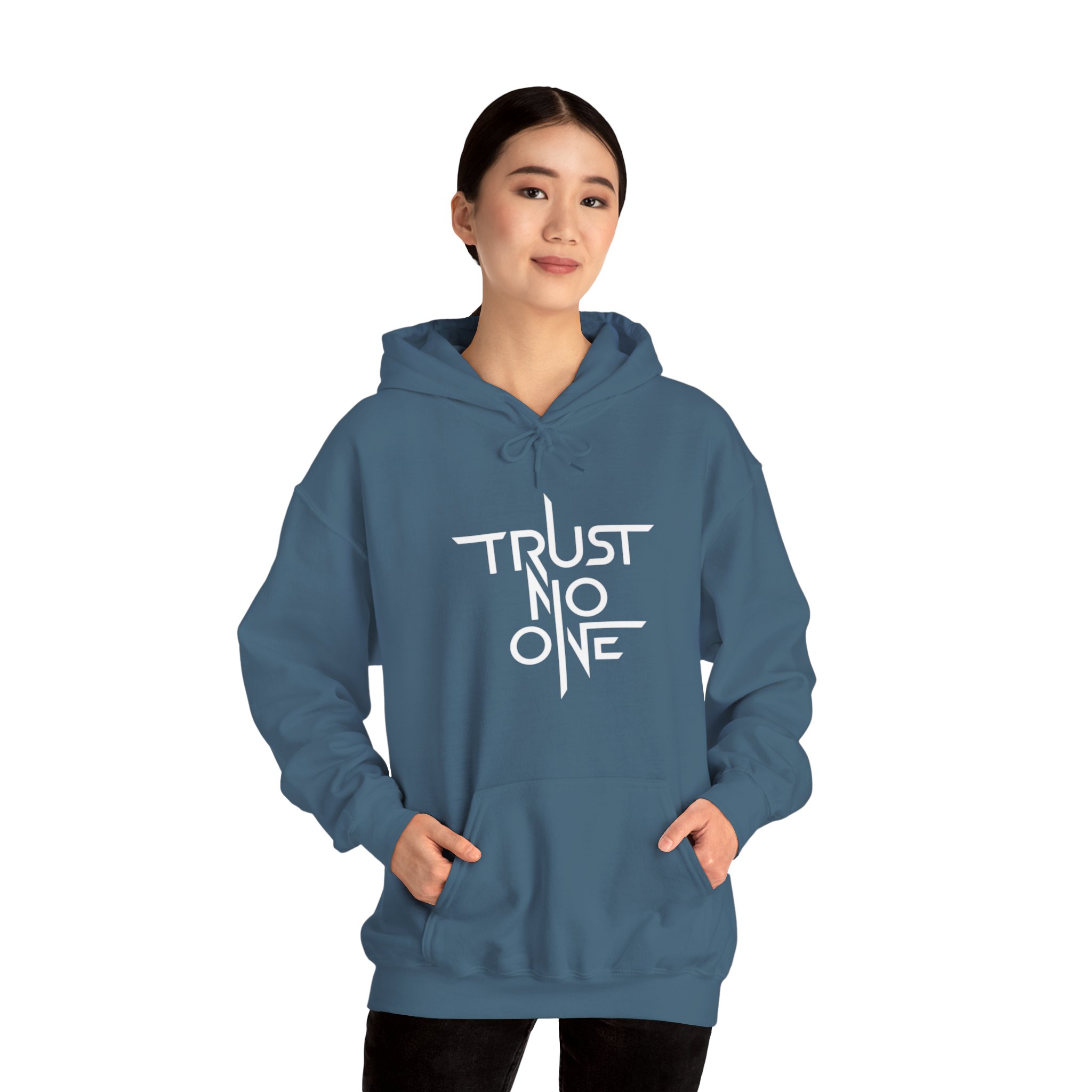 Trust No One Hoodie - Cozy Unisex Sweatshirt, Casual Wear, Street Style Apparel - Image 24