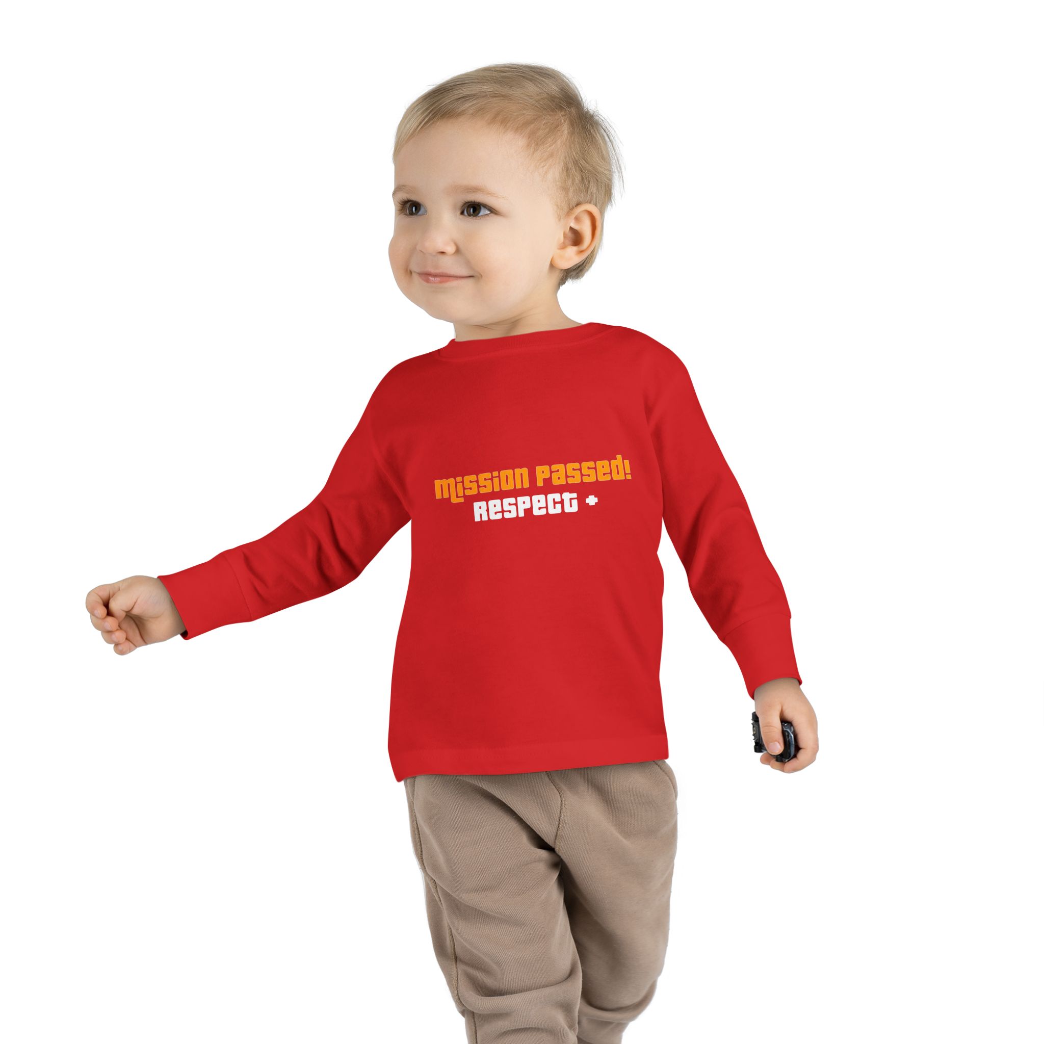 Mission Passed Toddler Long Sleeve Tee | Fun Kids Tee, Boys/Girls Clothing, Birthday Gift, Everyday Wear, Gaming Inspired Apparel - Image 11