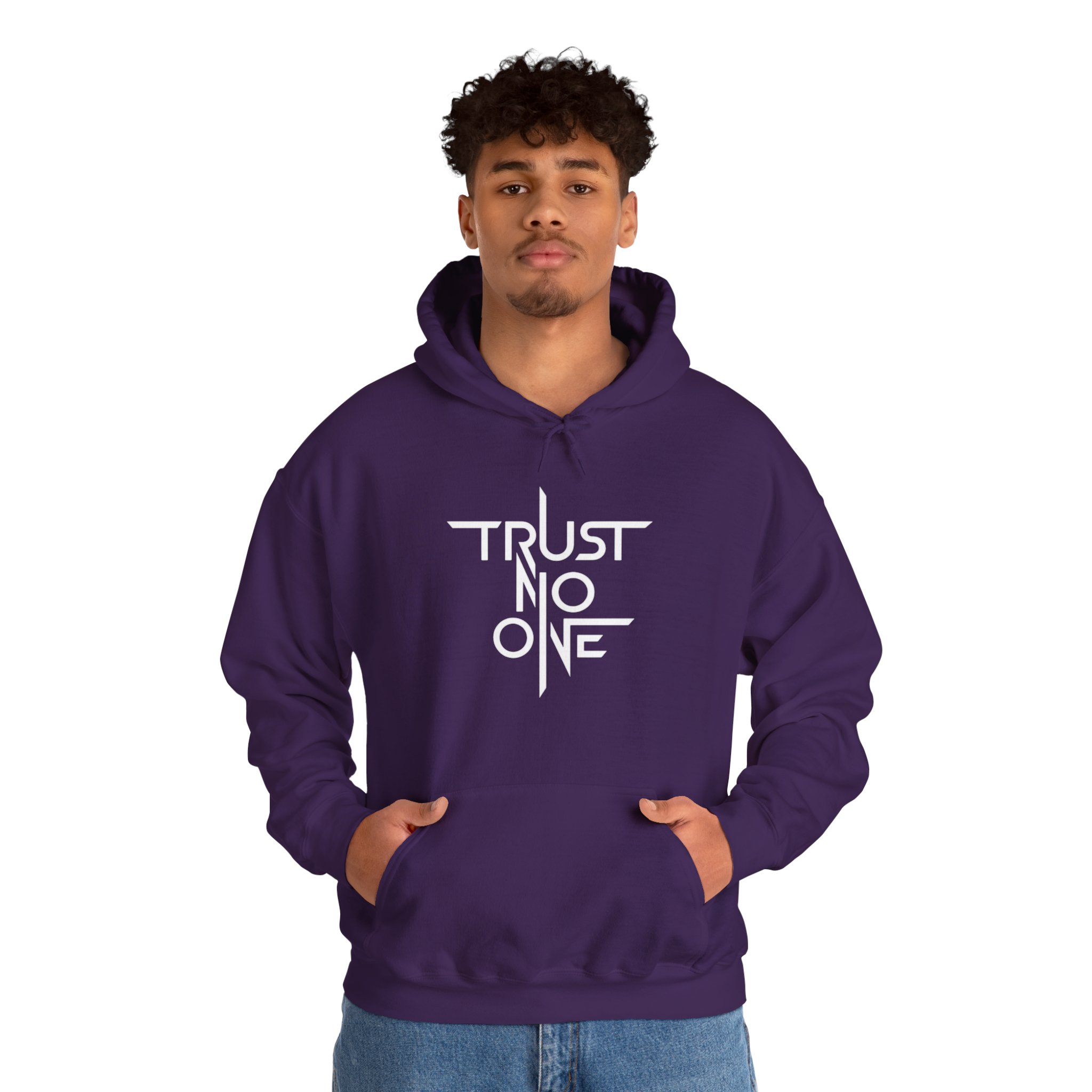 Trust No One Hoodie - Cozy Unisex Sweatshirt, Casual Wear, Street Style Apparel - Image 39