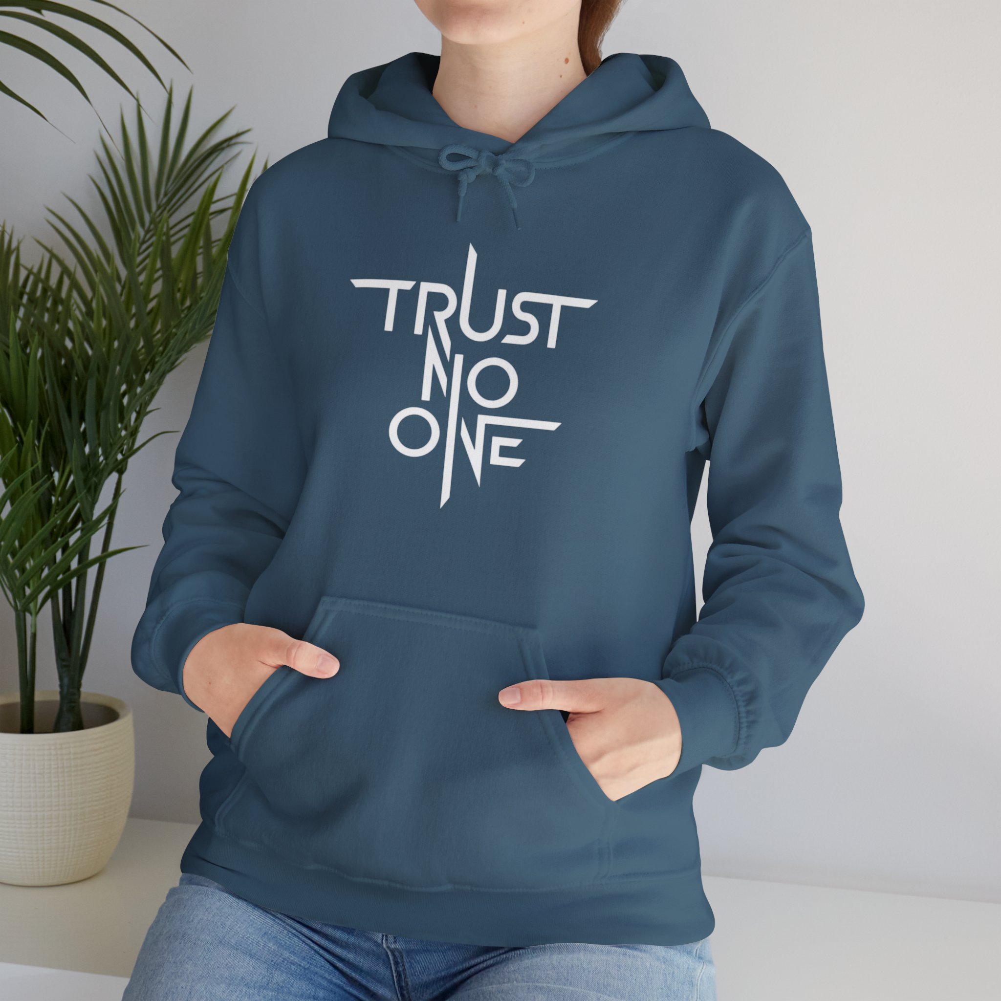 Trust No One Hoodie - Cozy Unisex Sweatshirt, Casual Wear, Street Style Apparel - Image 22