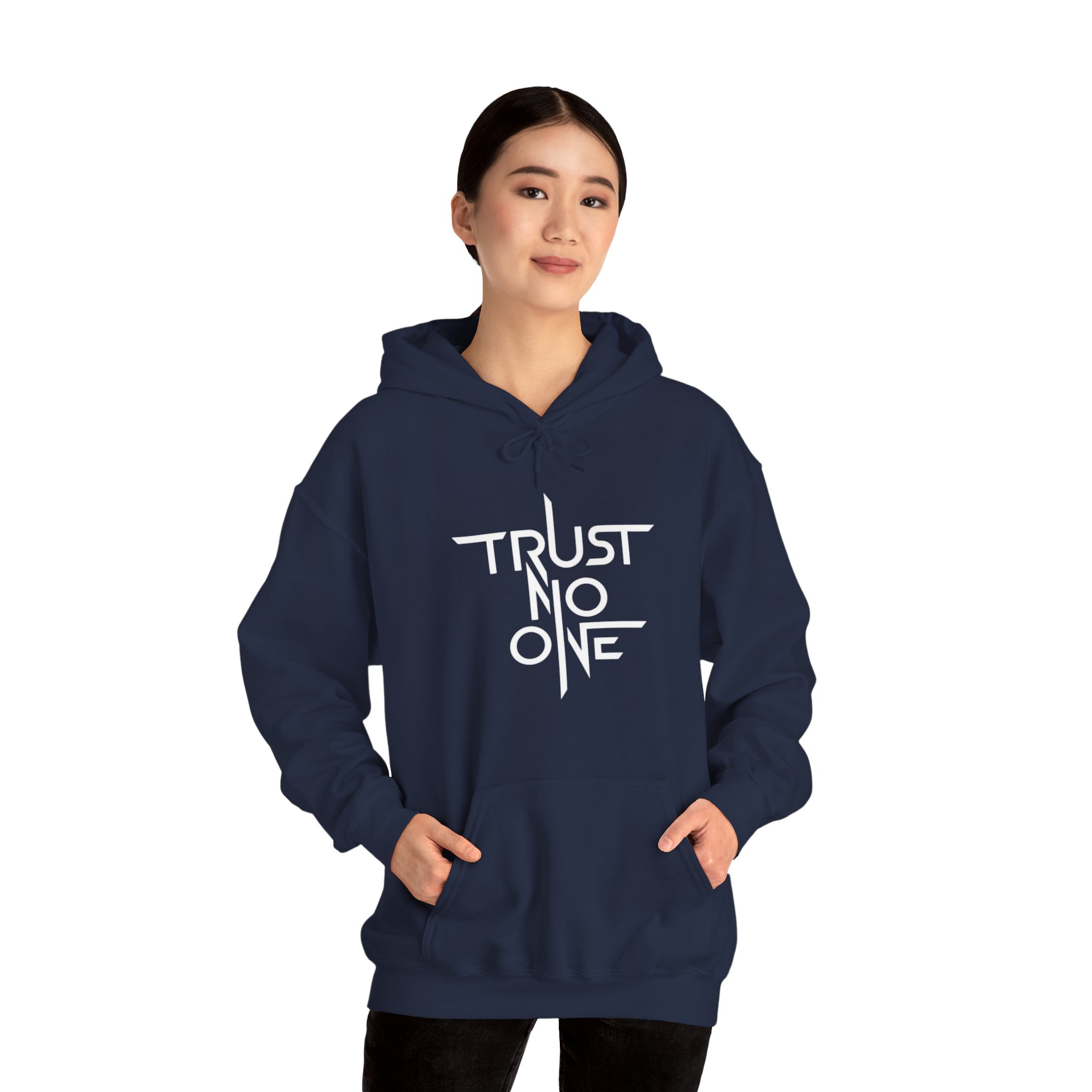 Trust No One Hoodie - Cozy Unisex Sweatshirt, Casual Wear, Street Style Apparel - Image 36
