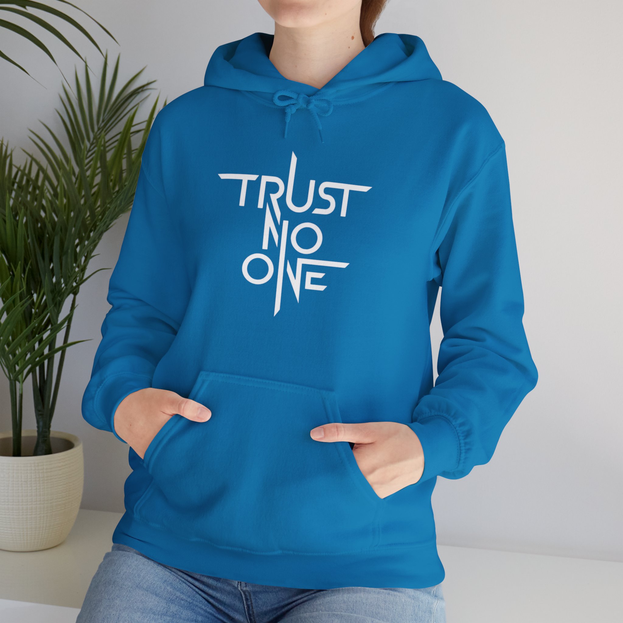 Trust No One Hoodie - Cozy Unisex Sweatshirt, Casual Wear, Street Style Apparel - Image 28