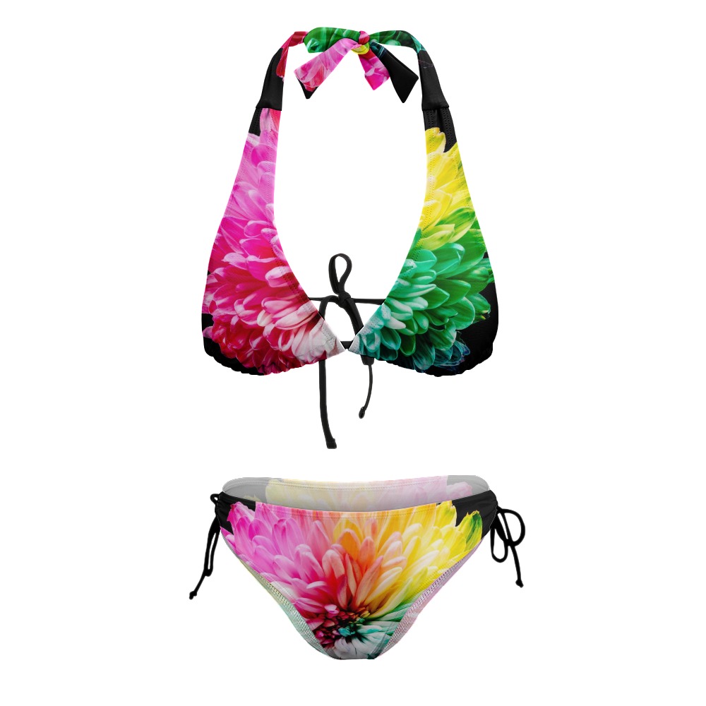 Blossom style Ladies Sexy V-Neck Bikini Swimsuit - Image 8